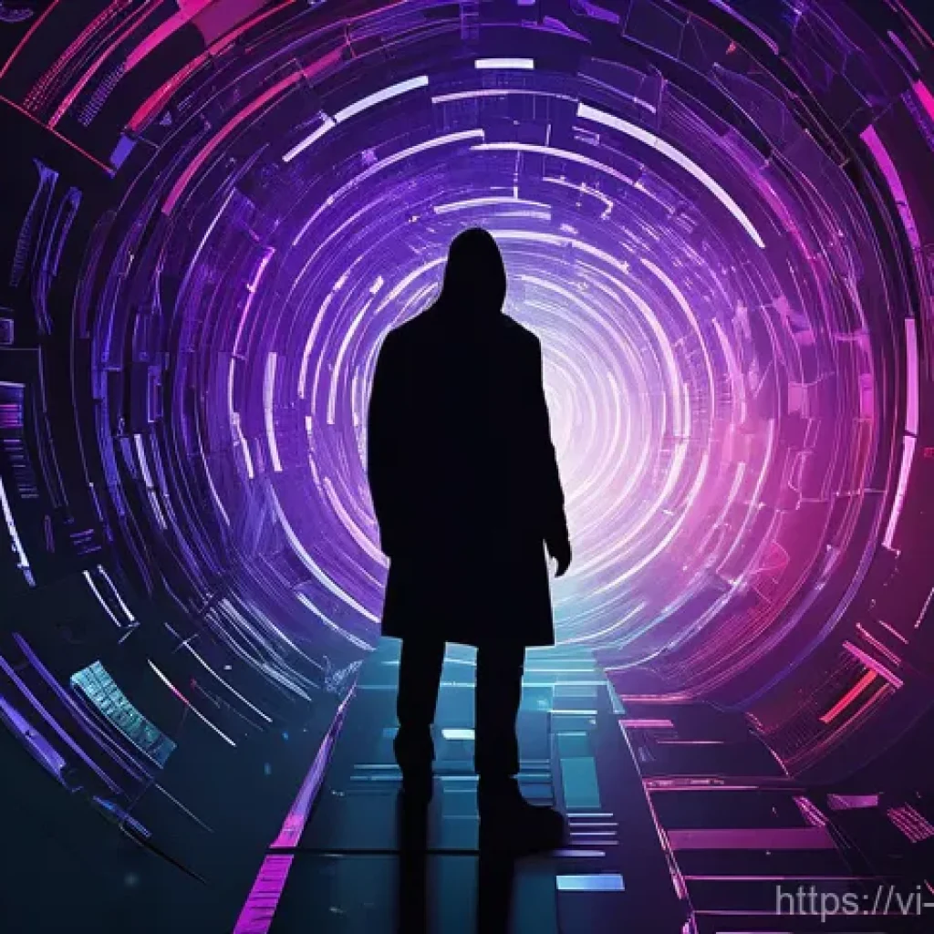 온쇼어링 비즈니스의 데이터 보안 이슈 - **Prompt: The Shadows of a Digital Threat**
A stylized, abstract digital illustration capturing ...