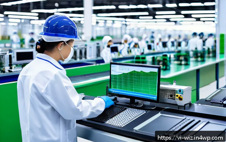 온쇼어링 비즈니스의 투자 분석 - A modern Vietnamese industrial park featuring a high-tech electronics manufacturing facility with au...